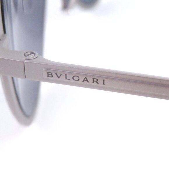 Bvlgari Octo Finissimo Aviator Sunglasses Matte Gray Blue Lens main image 6